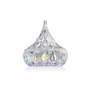 Iridescent Hershey's Kiss Crystal Candy Dish